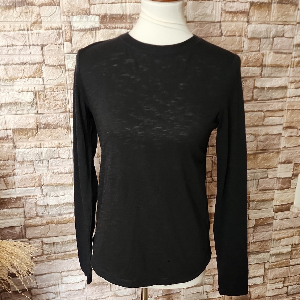 Calia By Carrie Underwood Classic Black Long Sleeve Top Brand New